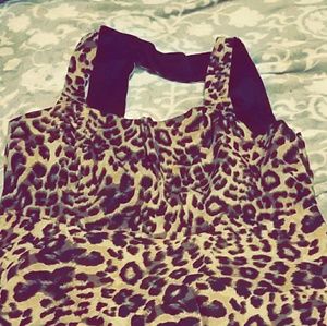 Torrid Size 2 Cheetah Print Peplum.